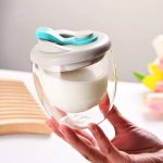 Nordic Style Handcrafted Wooden Camping Cup with Handle for coffee Milk Portable Drinkware photo review